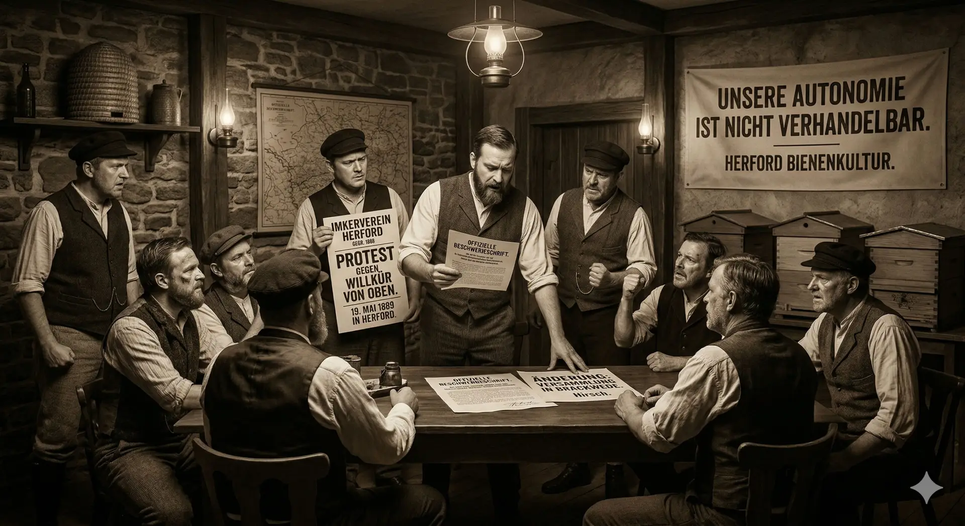 Protest im Herforder Imkerverein