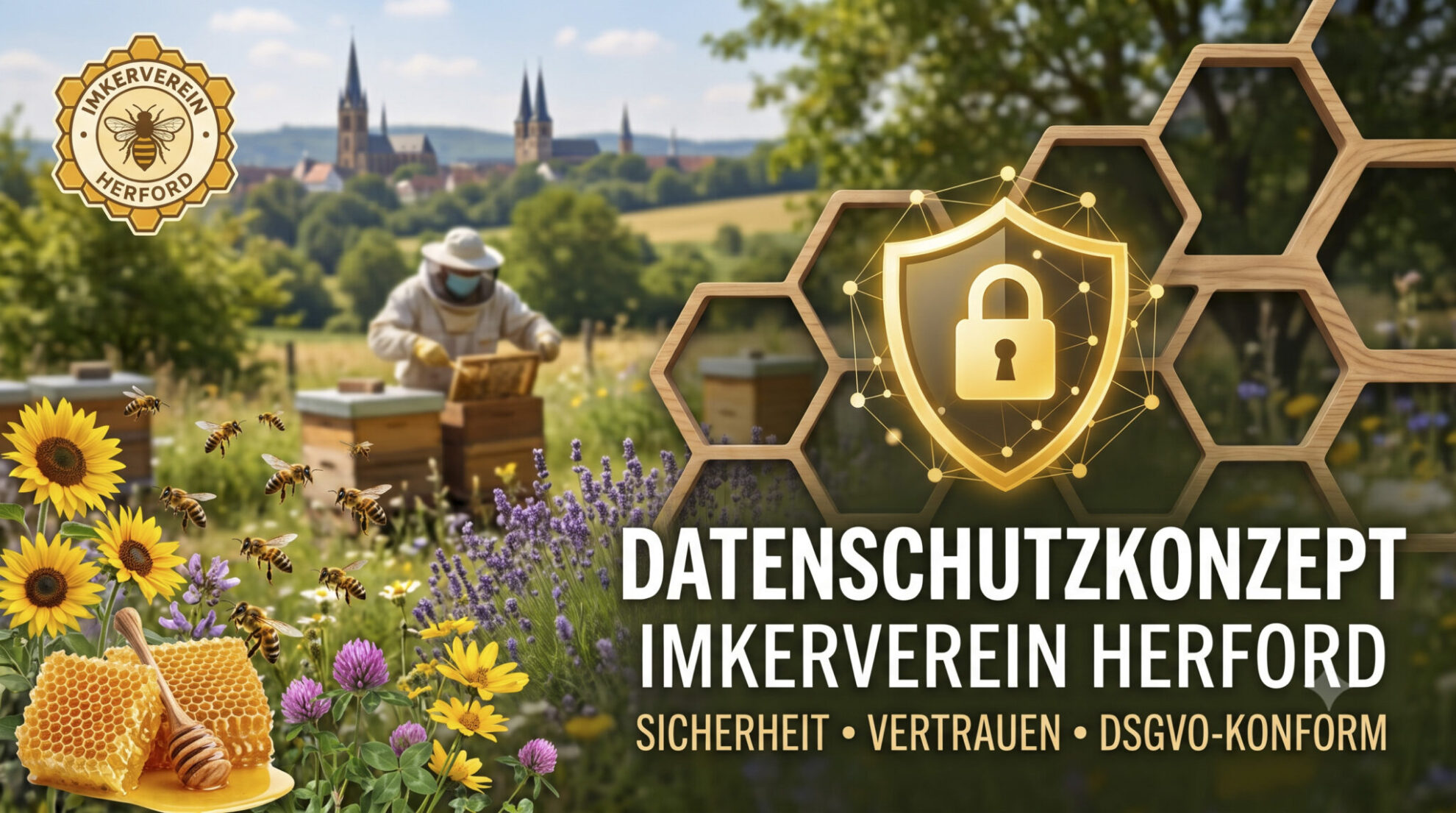 Datenschutz in unserem Imkerverein Herford 1 Datenschutzkonzept des Imkervereins Herford – DSGVO-konforme Sicherheit und Vertrauen für Vereinsmitglieder.